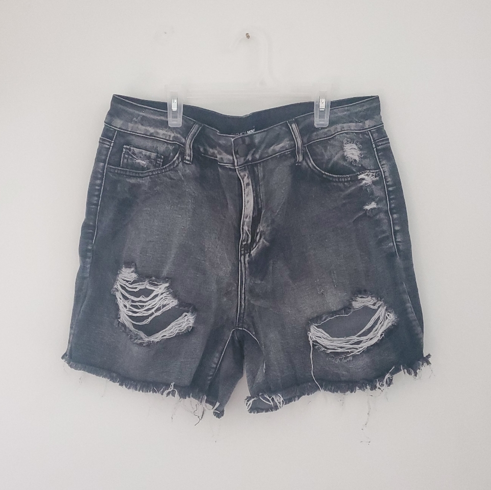 Fashion Nova Denim Distressed Shorts